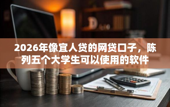 2026年像宜人贷的网贷口子，陈列五个大学生可以使用的软件