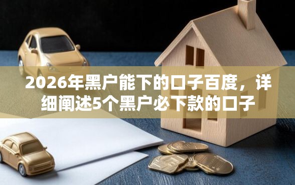 2026年黑户能下的口子百度，详细阐述5个黑户必下款的口子