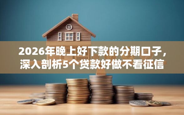 2026年晚上好下款的分期口子，深入剖析5个贷款好做不看征信的平台
