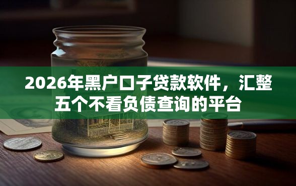 2026年黑户口子贷款软件，汇整五个不看负债查询的平台