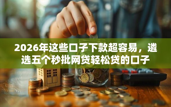 2026年这些口子下款超容易，遴选五个秒批网贷轻松贷的口子