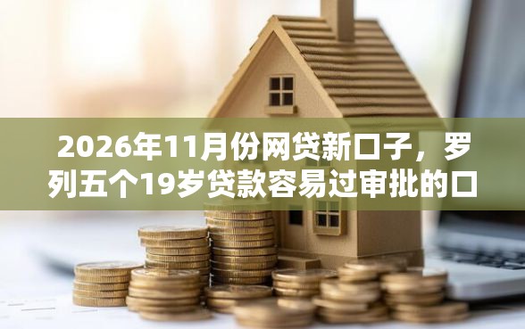 2026年11月份网贷新口子，罗列五个19岁贷款容易过审批的口子