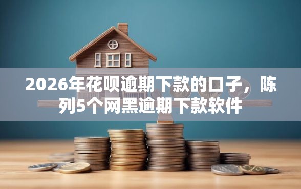 2026年花呗逾期下款的口子，陈列5个网黑逾期下款软件