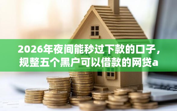 2026年夜间能秒过下款的口子，规整五个黑户可以借款的网贷app