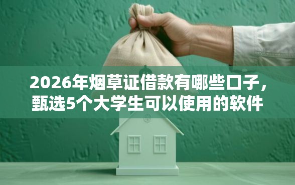 2026年烟草证借款有哪些口子，甄选5个大学生可以使用的软件