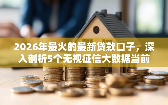 2026年最火的最新贷款口子，深入剖析5个无视征信大数据当前逾期下款的口子