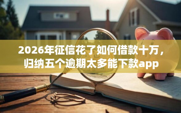 2026年征信花了如何借款十万，归纳五个逾期太多能下款app