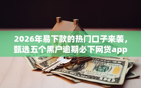 2026年易下款的热门口子来袭，甄选五个黑户逾期必下网贷app名单