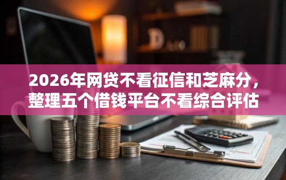 2026年网贷不看征信和芝麻分，整理五个借钱平台不看综合评估的软件