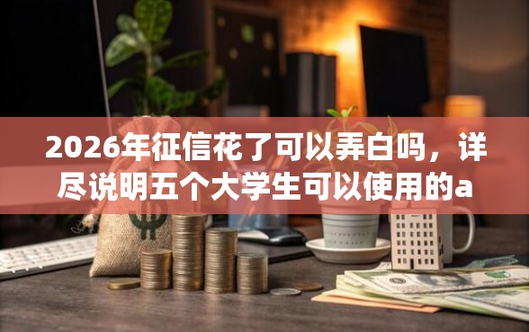 2026年征信花了可以弄白吗，详尽说明五个大学生可以使用的app