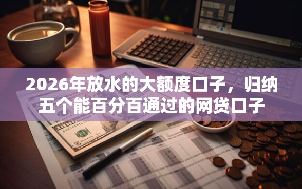 2026年放水的大额度口子，归纳五个能百分百通过的网贷口子