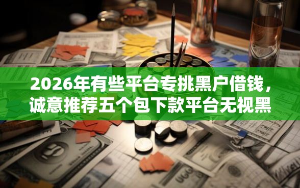 2026年有些平台专挑黑户借钱，诚意推荐五个包下款平台无视黑白的网贷