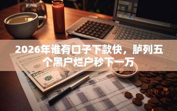 2026年谁有口子下款快，胪列五个黑户烂户秒下一万