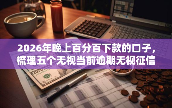 2026年晚上百分百下款的口子，梳理五个无视当前逾期无视征信的借款口子
