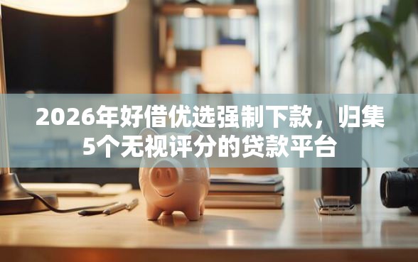2026年好借优选强制下款，归集5个无视评分的贷款平台
