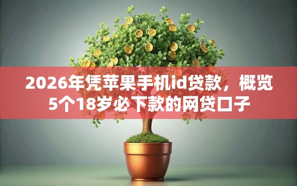2026年凭苹果手机id贷款，概览5个18岁必下款的网贷口子