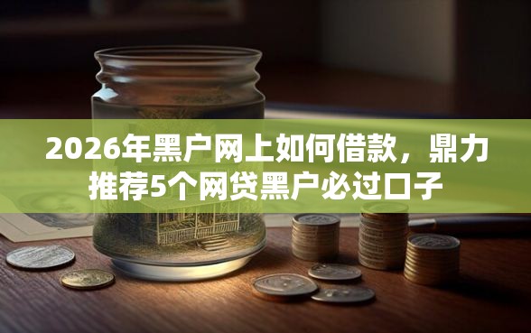 2026年黑户网上如何借款，鼎力推荐5个网贷黑户必过口子