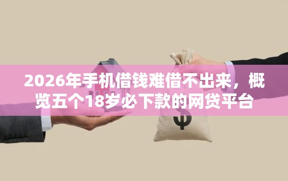 2026年手机借钱难借不出来，概览五个18岁必下款的网贷平台