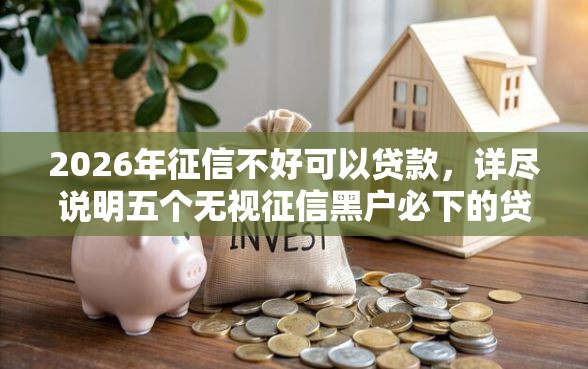 2026年征信不好可以贷款，详尽说明五个无视征信黑户必下的贷款口子