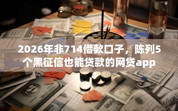 2026年非714借款口子，陈列5个黑征信也能贷款的网贷app