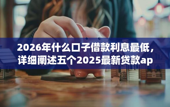 2026年什么口子借款利息最低，详细阐述五个2025最新贷款app