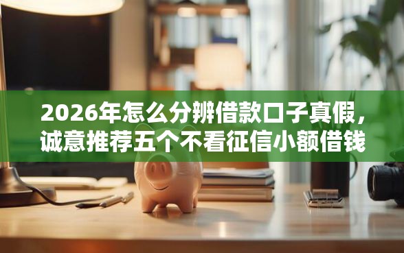 2026年怎么分辨借款口子真假，诚意推荐五个不看征信小额借钱的平台