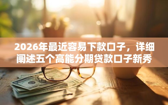 2026年最近容易下款口子，详细阐述五个高能分期贷款口子新秀