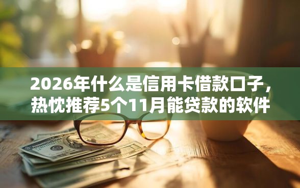 2026年什么是信用卡借款口子，热忱推荐5个11月能贷款的软件