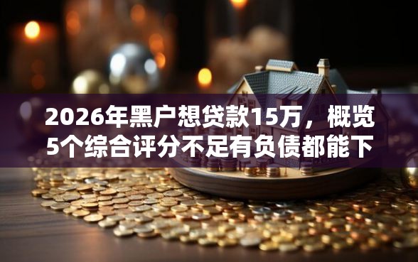 2026年黑户想贷款15万，概览5个综合评分不足有负债都能下款口子