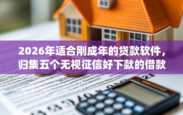 2026年适合刚成年的贷款软件，归集五个无视征信好下款的借款app