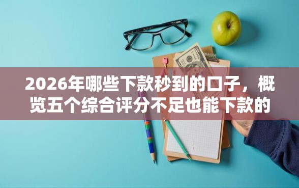 2026年哪些下款秒到的口子，概览五个综合评分不足也能下款的网贷