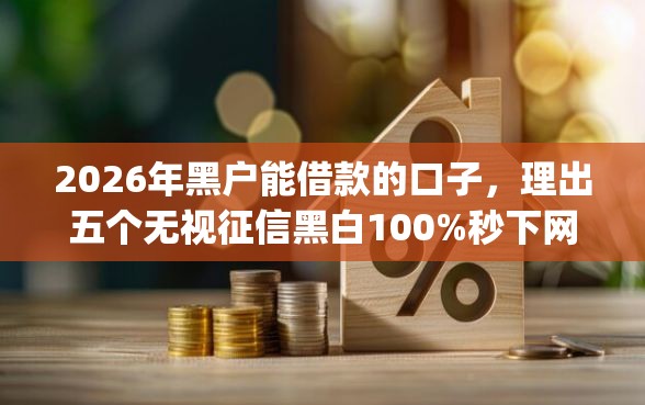 2026年黑户能借款的口子,理出五个无视征信黑白100%秒下网贷app 2026年黑户能借款的口子,理出五个无视征信黑白100%秒下网贷app