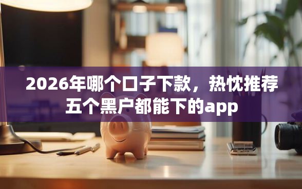 2026年哪个口子下款，热忱推荐五个黑户都能下的app