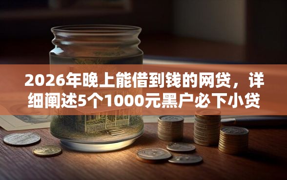2026年晚上能借到钱的网贷，详细阐述5个1000元黑户必下小贷