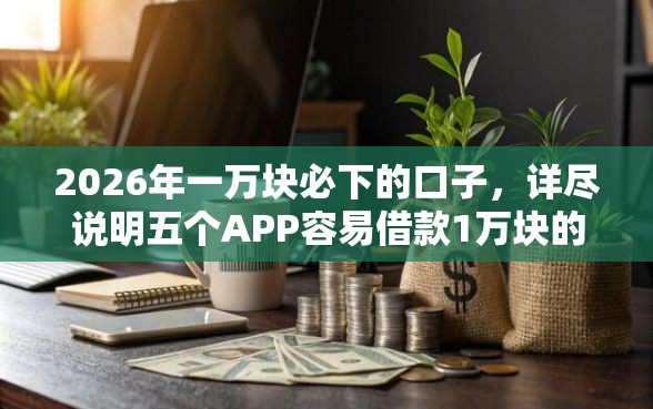 2026年一万块必下的口子，详尽说明五个APP容易借款1万块的口子