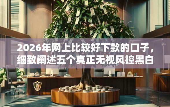 2026年网上比较好下款的口子，细致阐述五个真正无视风控黑白的网贷口子
