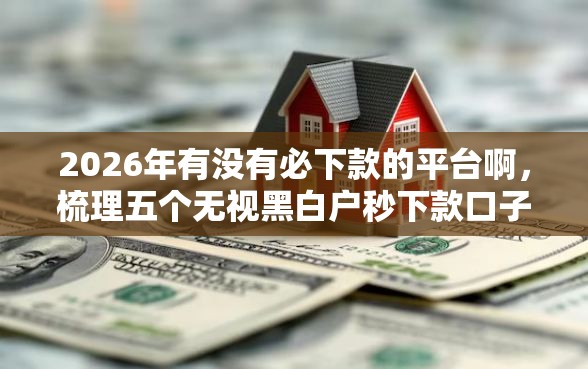 2026年有没有必下款的平台啊，梳理五个无视黑白户秒下款口子软件