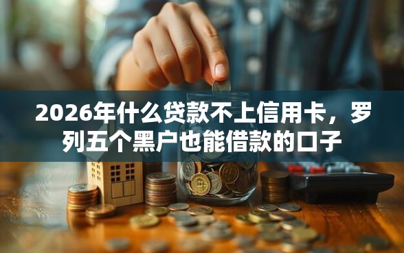 2026年什么贷款不上信用卡，罗列五个黑户也能借款的口子