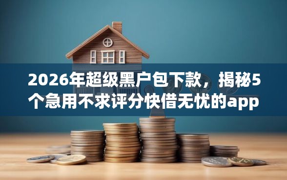 2026年超级黑户包下款，揭秘5个急用不求评分快借无忧的app