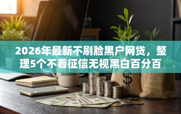2026年最新不刷脸黑户网贷，整理5个不看征信无视黑白百分百下款网贷口子