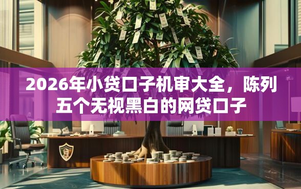 2026年小贷口子机审大全，陈列五个无视黑白的网贷口子