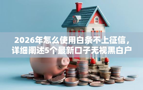 2026年怎么使用白条不上征信，详细阐述5个最新口子无视黑白户网贷