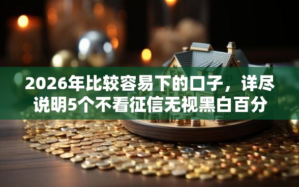 2026年比较容易下的口子，详尽说明5个不看征信无视黑白百分百下款网贷软件
