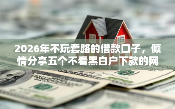2026年不玩套路的借款口子，倾情分享五个不看黑白户下款的网贷