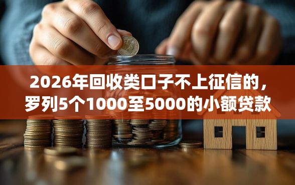 2026年回收类口子不上征信的，罗列5个1000至5000的小额贷款app