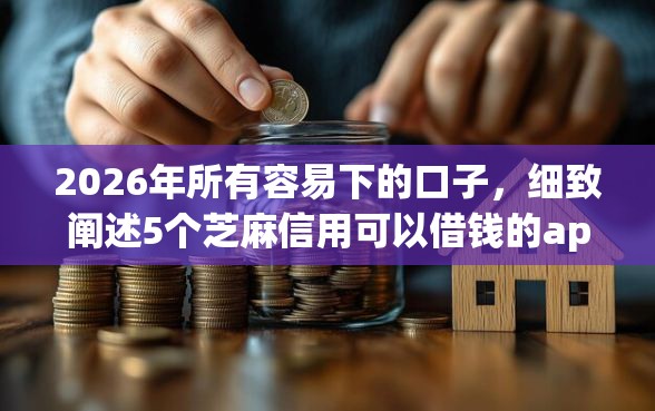 2026年所有容易下的口子，细致阐述5个芝麻信用可以借钱的app