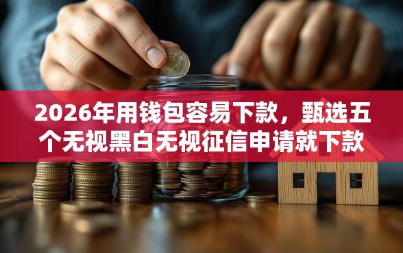 2026年用钱包容易下款，甄选五个无视黑白无视征信申请就下款的口子