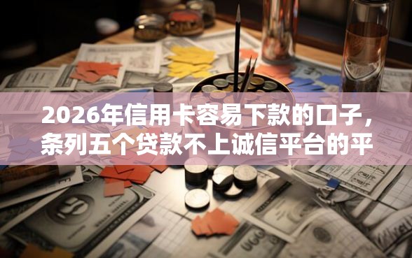 2026年信用卡容易下款的口子，条列五个贷款不上诚信平台的平台