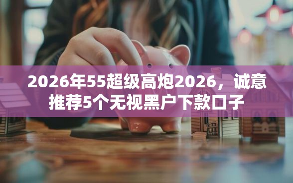 2026年55超级高炮2026，诚意推荐5个无视黑户下款口子