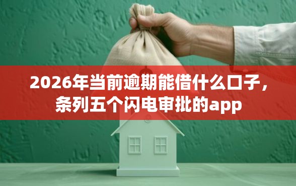 2026年当前逾期能借什么口子，条列五个闪电审批的app